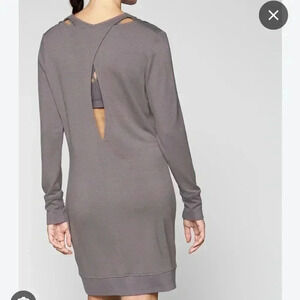 Athleta Nirvana To Go Dress Gray Size S